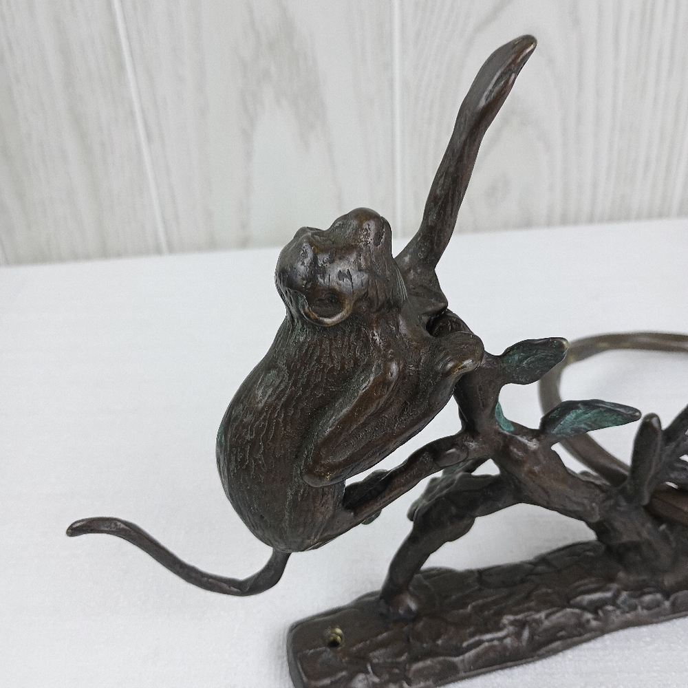 SPI San Pacific International Brass Monkey towel hanger door knocker. - Picture 8 of 16